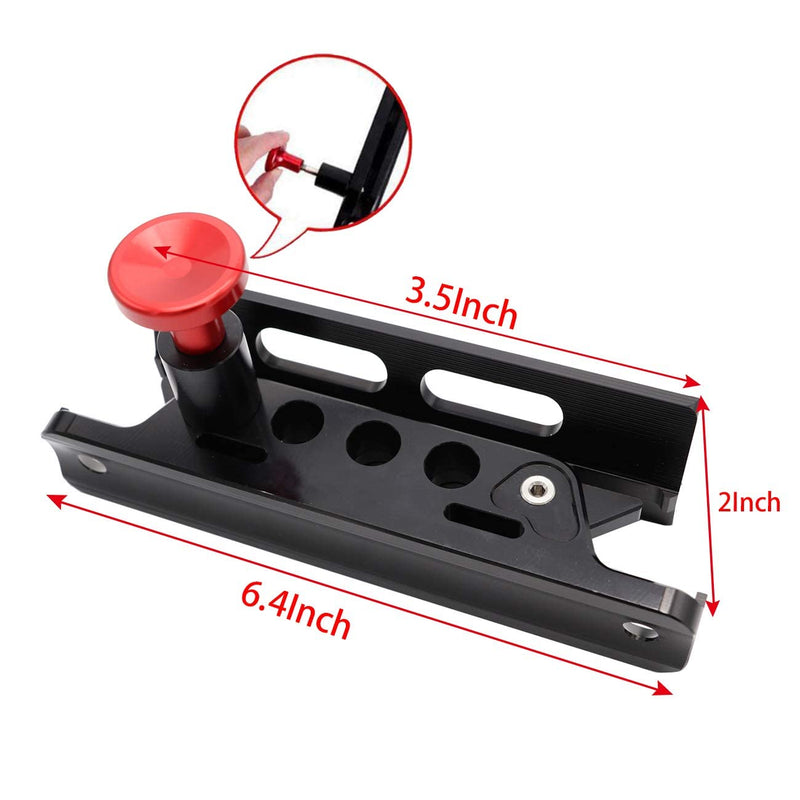 MFC Aluminum Fire Extinguisher Mount Kit Compatible with For Jeep Wrangler TJ JK JKU JL UTV Polaris RZR Ranger,Aluminum