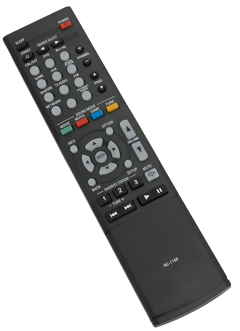 AIDITIYMI RC-1168 Remote Control Replace for Denon AV Receiver AVR-1713 RC-1169 AVR-1613 AVR1713 RC1169 AVR1613