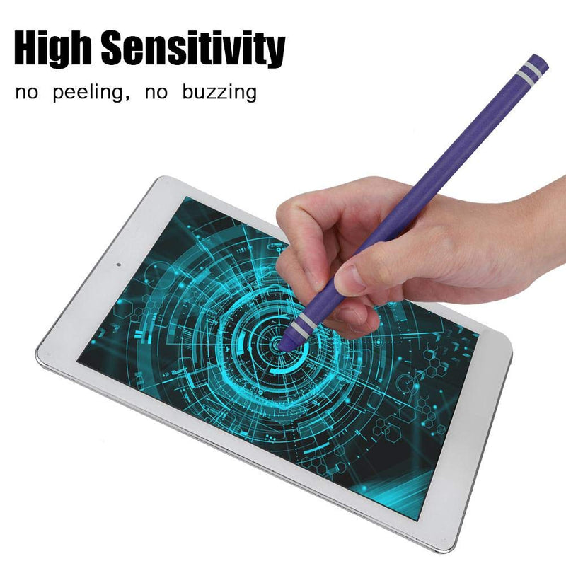 Wendry Tablet Stylus, Extra Long Crayon Shape Touch Screen Pen, Mobile Phone Tablet Sensitive Writing Stylus, Stylus Pen Capacitive Touch Screen(Purple)