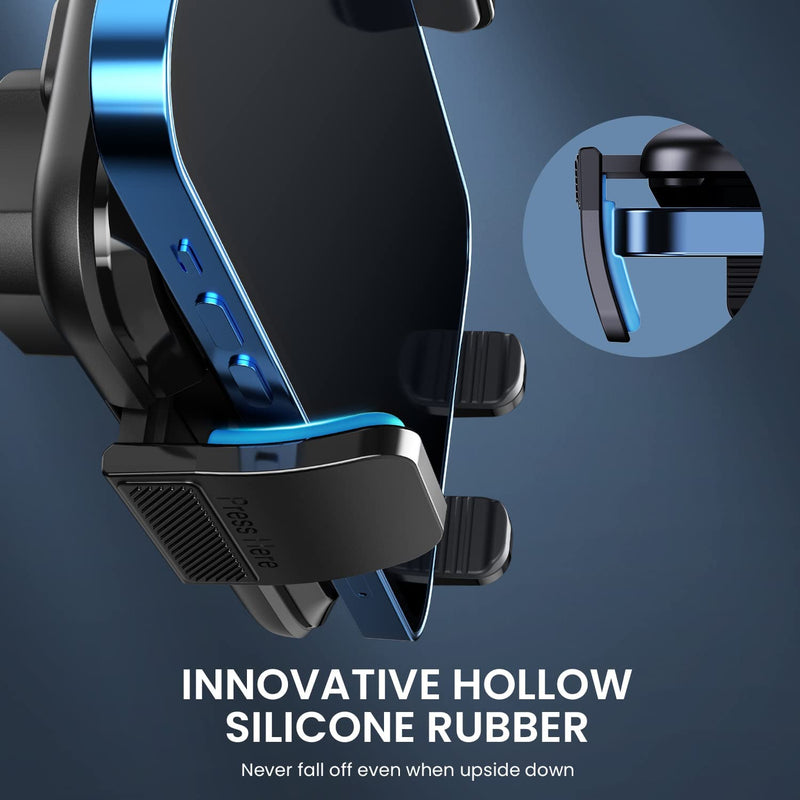 Qifutan Phone Mount for Car Vent [2022 Upgraded Clip] Cell Phone Holder Car Hands Free Cradle in Vehicle Car Phone Holder Mount Fit for Smartphone, iPhone, Cell Phone Automobile Cradles Universal Air Vent