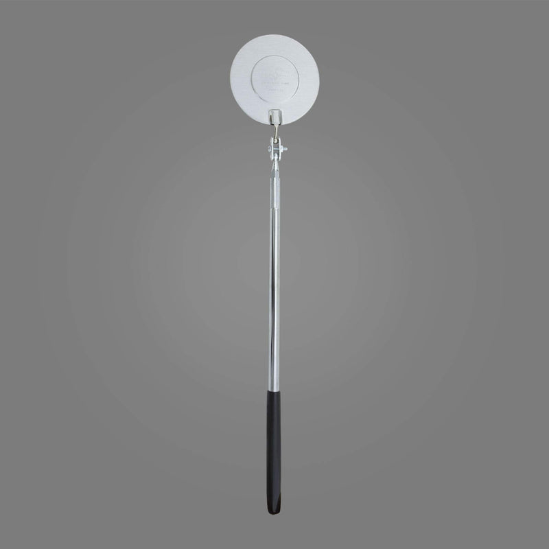 Ullman Devices S-2L Circular Telescoping Inspection Mirror with Extra Long Handle, 3-1/4" Diameter