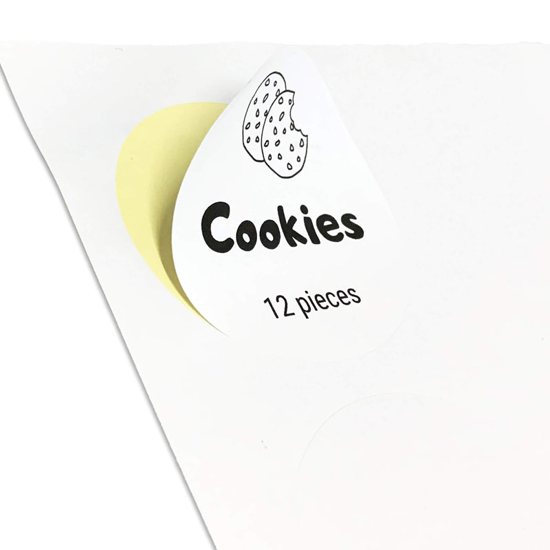 2" Round Matte White Sticker Label, Laser/Inkjet Printing - Letter Size, 30 Sheets 2" Round | 30 sheets