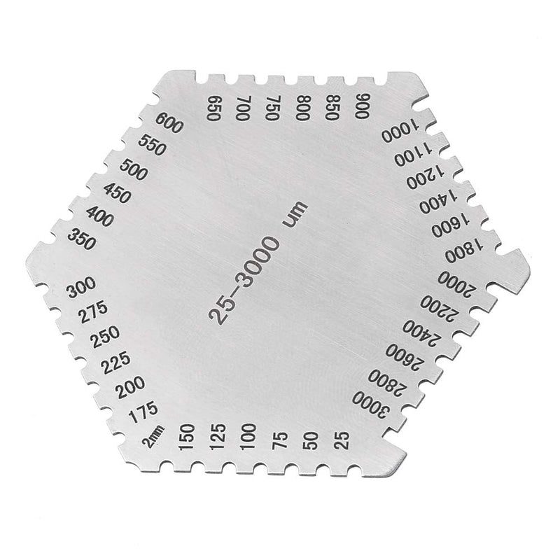 Reusable Stainless Steel Film Comb Wet Film Thickness Gauge Wet Film Gauge for Thickness Measure Paint Coating Thickness
