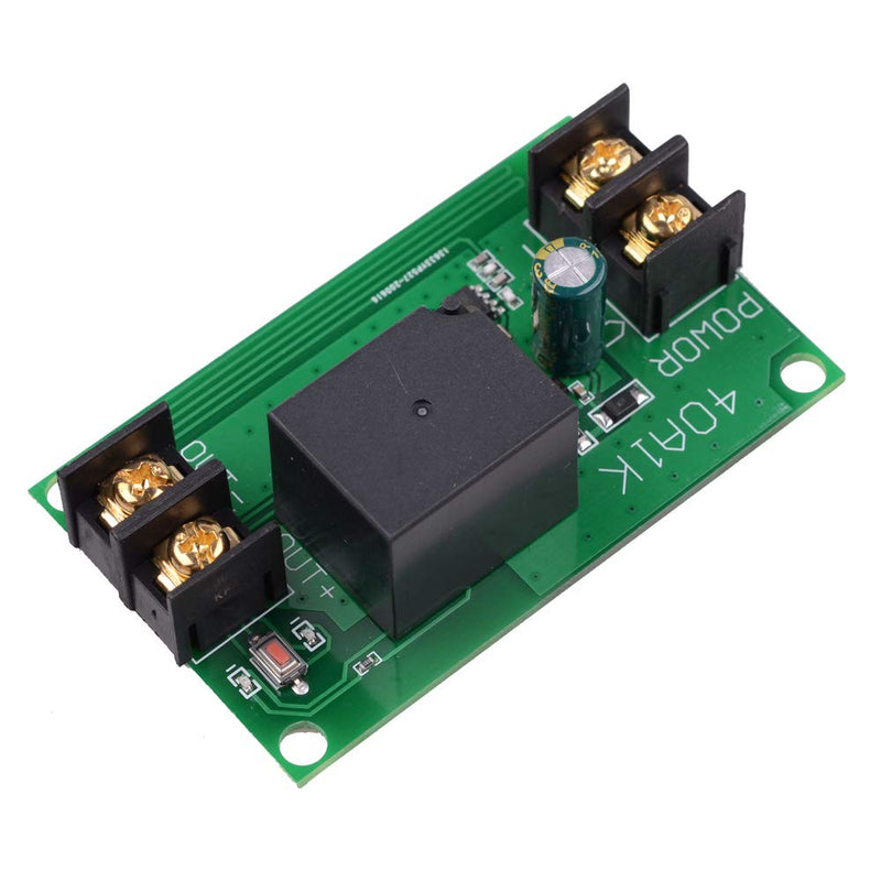 DC 12V 40A Relay Remote Control Switch, 1CH Universal 433Mhz Remote Control Wireless Switch 2 Remote Transmitters and 1 Receiver for Latching Module System 12V 1CH 40A--2