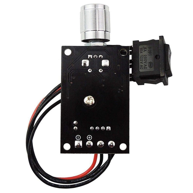 Greartisan 6V-28V 3A DC Motor Speed Controller PWM Variable Speed Regulator Governor Switch 1203BB with Speed Control Knob DC 6V-28V 3A