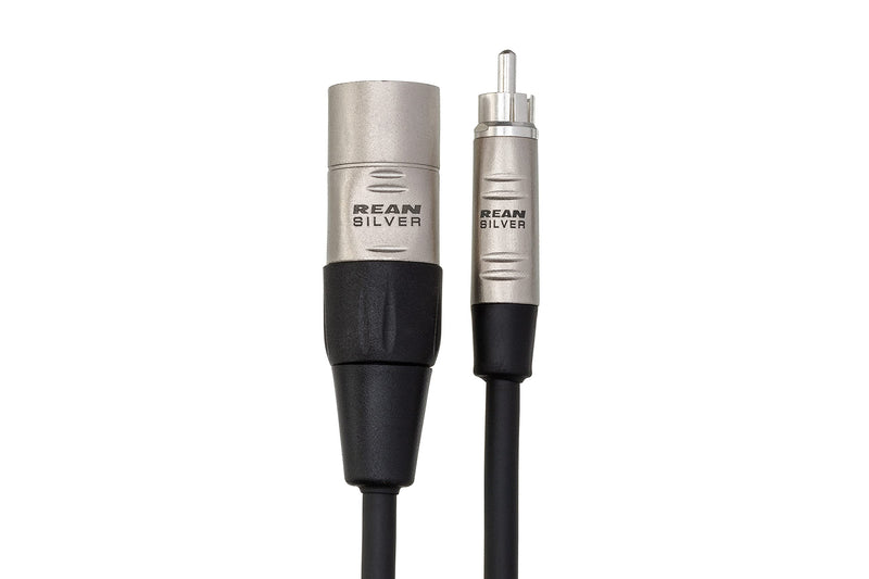 Hosa HRX-005 REAN RCA to XLR3M Pro Unbalanced Interconnect Cable, 5 feet