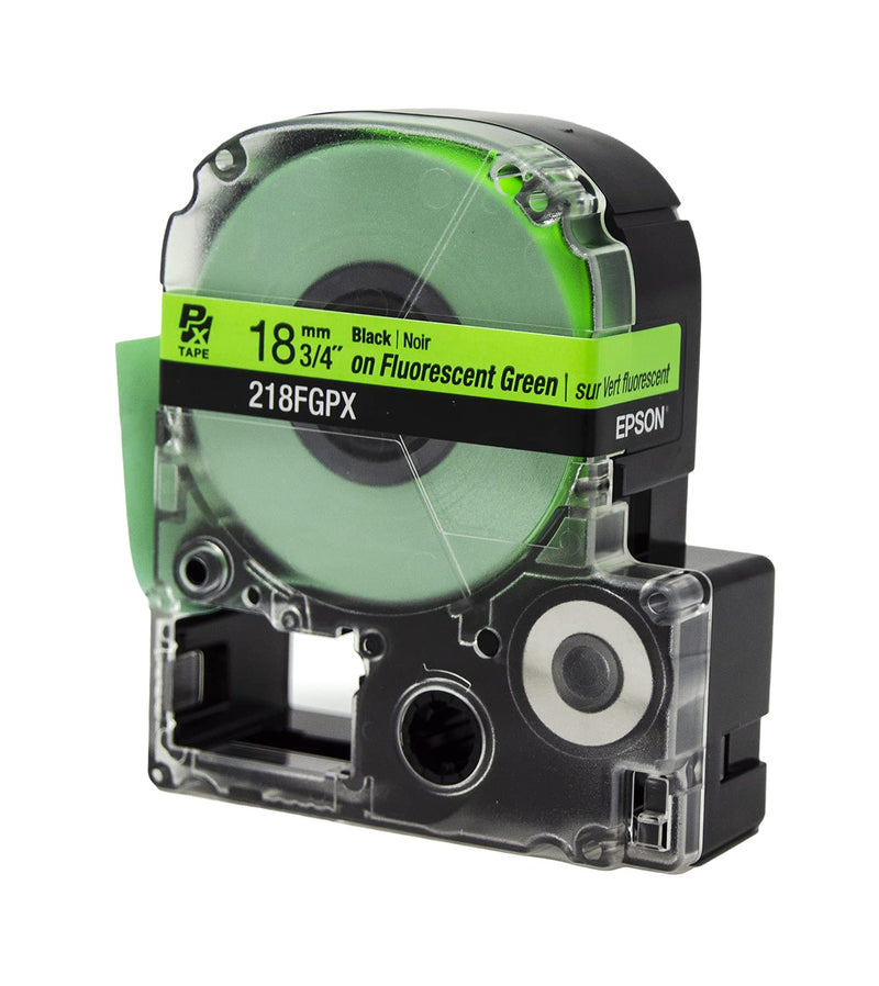 LABELWORKS PET (Polyester) Tape Cartridge - Fluorescent Label Maker Tape (Fluorescent Green) Fluorescent Green