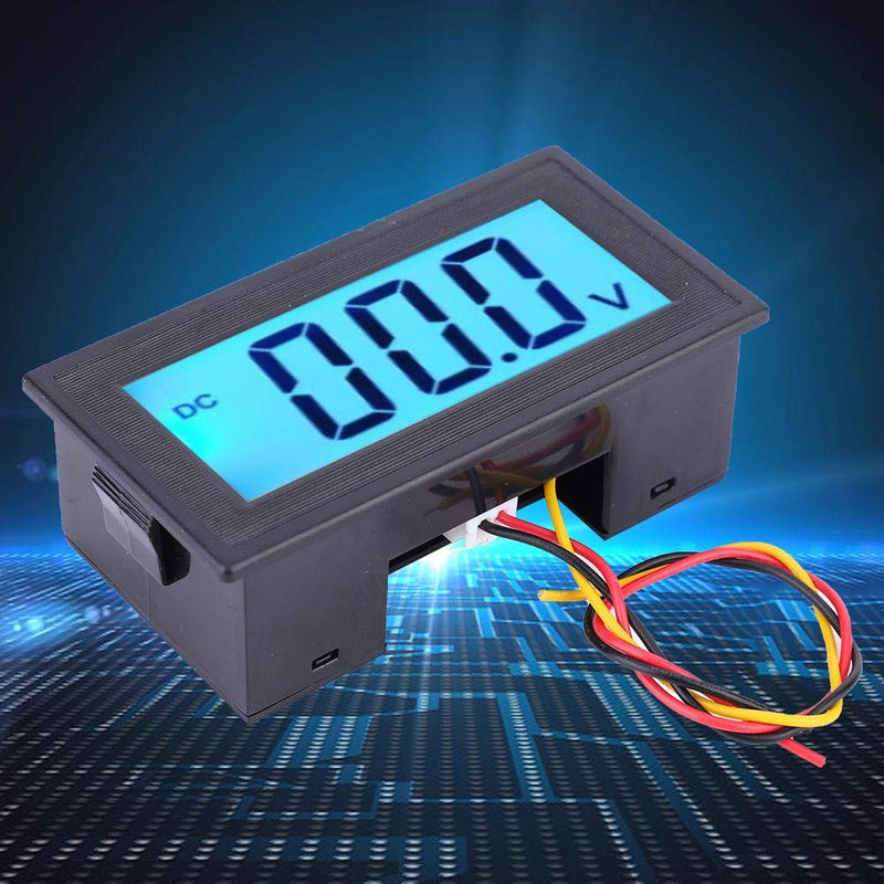 YB5135DB LED Digital Display Voltage Meter LCD Digital Display Three Wire Voltage Meter Monitor Voltmeter oltage Tester Panel(DC0-100V) DC0-100V