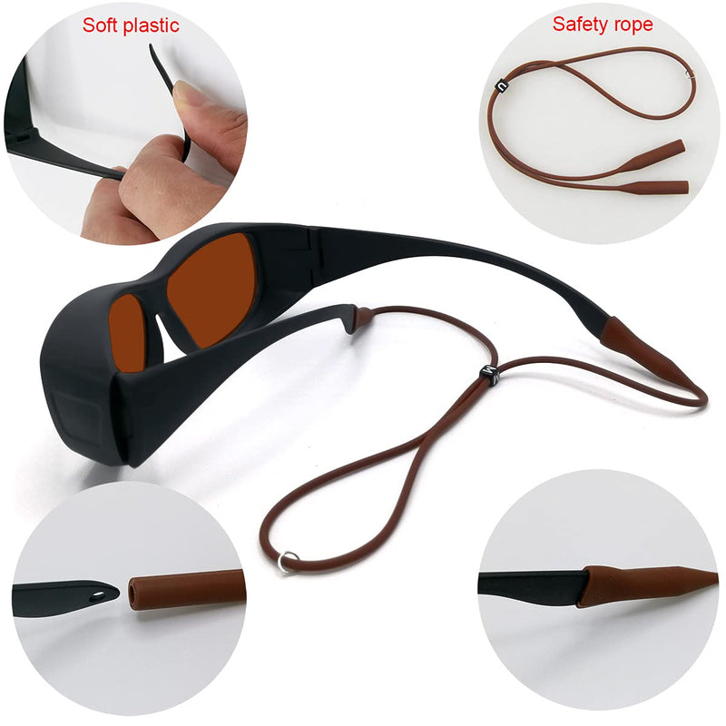 FreeMascot OD 6+ 190nm-550nm / 800nm-1100nm Wavelength Professional Laser Safety Glasses Style 4