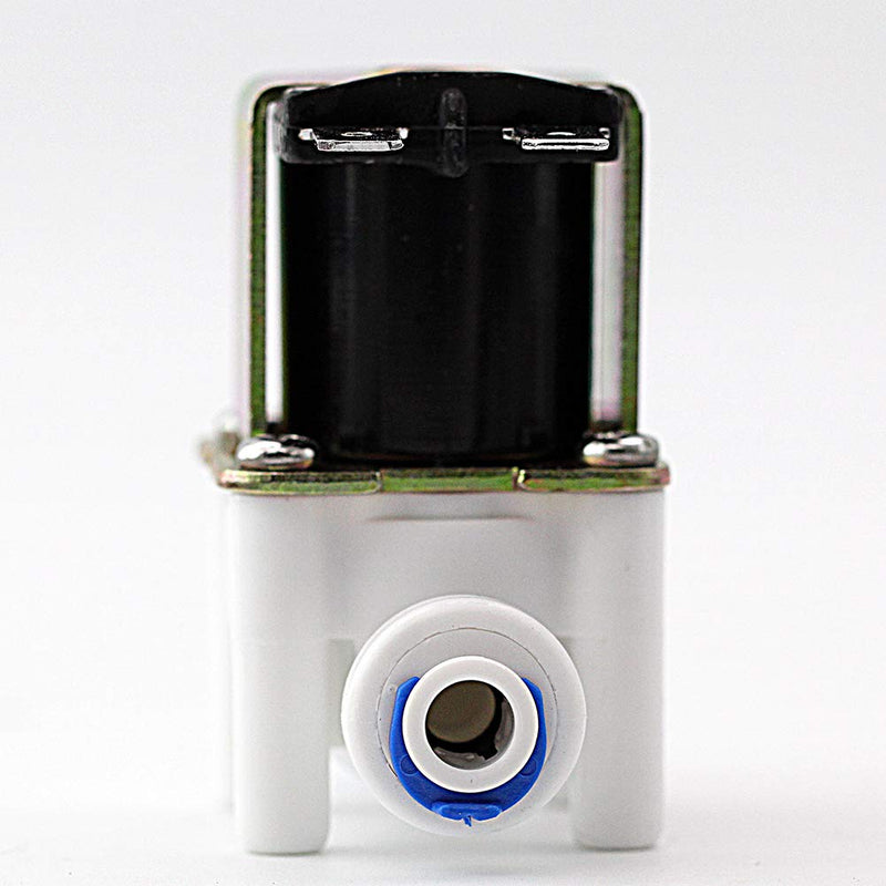 DIGITEN DC 12V 1/4" Inlet Feed Water Solenoid Valve Quick Connect N/C normally Closed 0.02-0.8Mpa