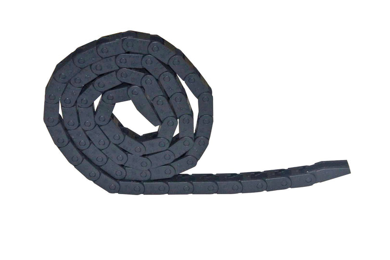 1m Black Plastic Drag Chain Cable Carrier for CNC Router Mill (7mm x 7mm) 7mm x 7mm