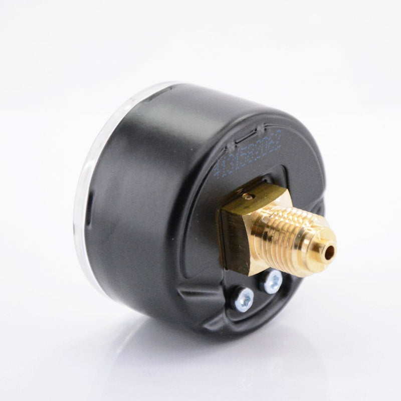 Fittingstore - 50mm horizontal pressure gauge G 1/4" external thread display range 0-16 bar