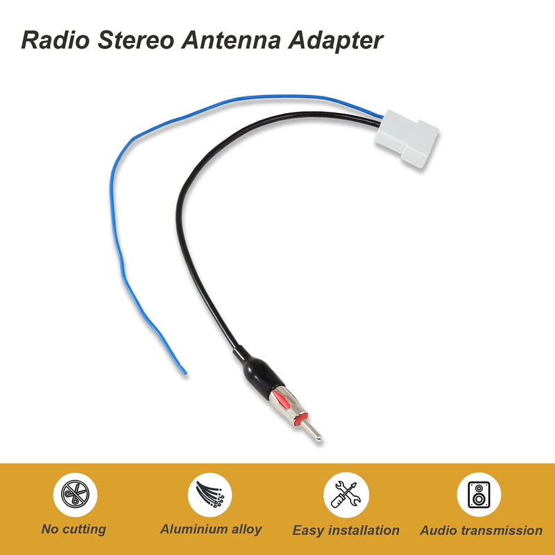 RED WOLF Aftermarket Antenna Adapter Wire Replacement for Nissan Frontier/Pathfinder/Titan/Armada/Xterra 2008-2020, Infinit QX60/G37/EX35/FX35 2010-2014 Car Radio Stereo Antenna Wiring Harness