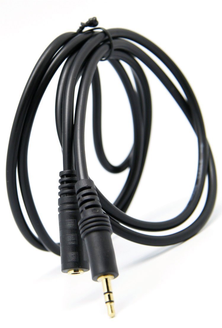 Inovat 1.5M 5 Feet 3.5mm Jack Audio Stereo Earphone M/F Extension Cable Cord Male to Female