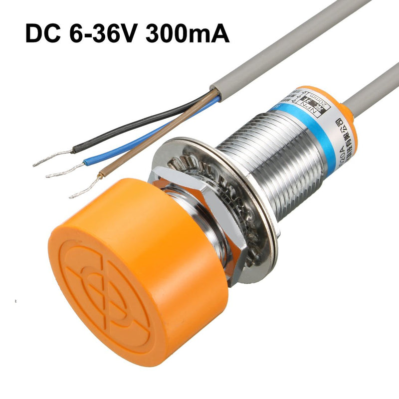 uxcell 20mm Inductive Proximity Sensor Switch Detector NPN NO DC 6-36V 300mA 3-Wire SC-3020A for 3D Printer Probe Bed Leveling,MCU Board