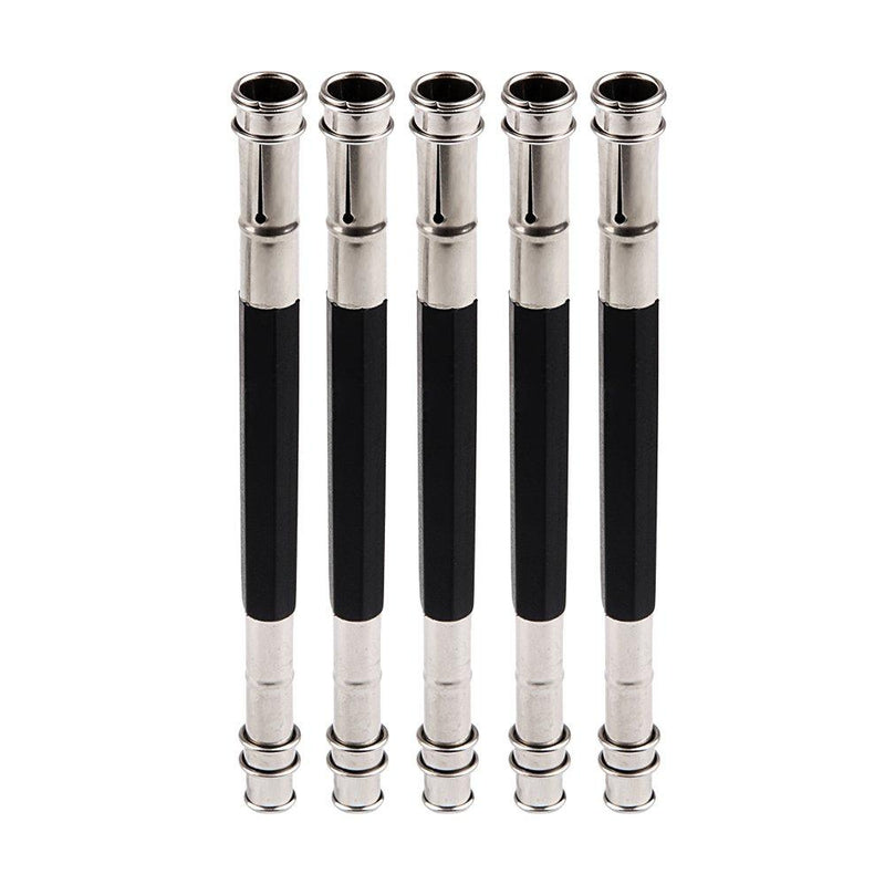 GTHER 5PCS Double Head Pencil Extender Holder Pencil Lengthener Tool Coupling Device for School Art Writing(Type B) Type B