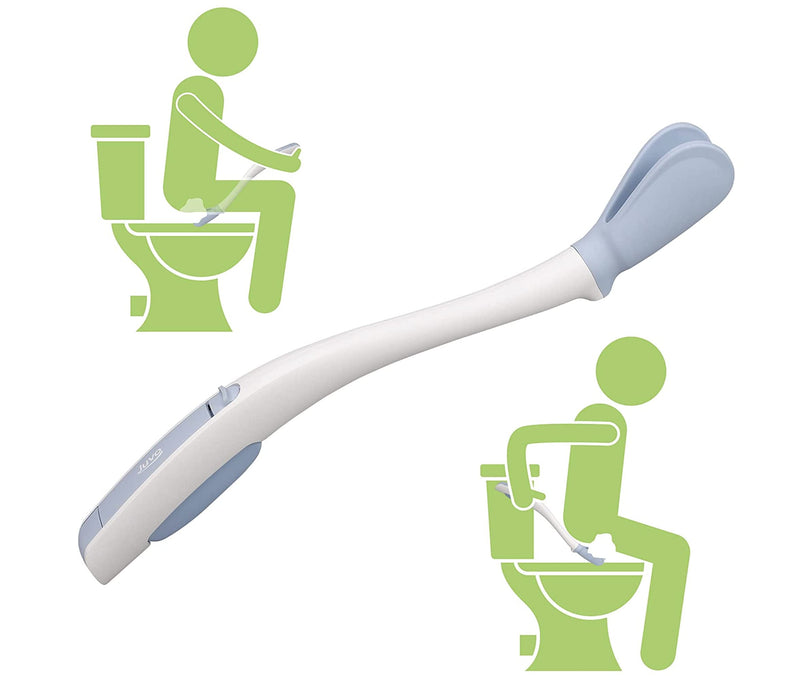 Juvo Toilet Aid - 18” Long Reach Personal Wiping Aid with Hygienic Cover - Easy Use Comfort Self Wiper for Toileting (SATA01) Original Toilet Aid
