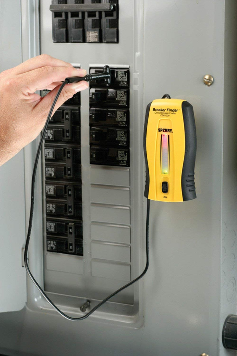 Gardner Bender Sperry Instruments CS61200P Electrical, 120V AC, 60Hz, Includes: CS61200AS Light and Switch, 2 Pc Circuit Breaker Finder and Accessory Kit, As Shown in The Image