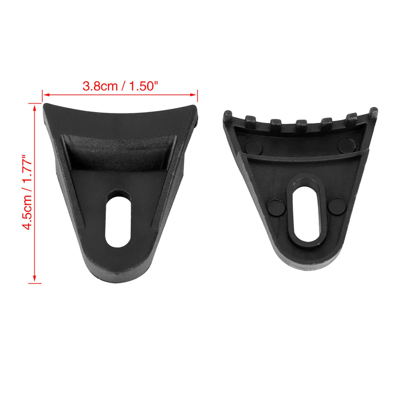 X AUTOHAUX 8pcs Black Car Subwoofer Speak Grill Clips Clamps Install Bay Fit for 4" 6" 8" 10" 12" 15"