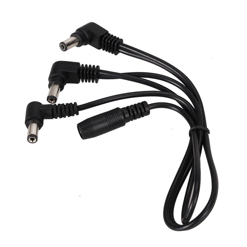 1 to 3 Cable Daisy Chain Guitar Effect Pedal Power Supply Splitter Cable Adapter