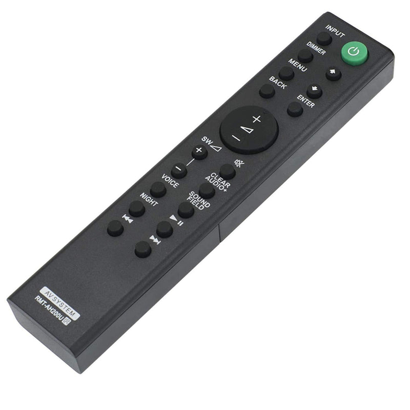 Elekpia RMT-AH200U Remote Control Compatible with Sony Sound Bar Home Audio AV System HT-CT390 HT-RT3 RMTAH200U SA-CT390 HT-RT4 SA-WCT390