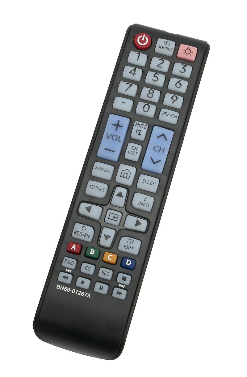 New BN59-01267A Replaced Remote Control for Samsung HDTV UN40M530DAFXZA UN43MU6290FXZA UN49M530DAFXZA LN32C450E1V UN32M530DAFXZA UN49MU6290FXZA UN55MU6290FXZA UN65MU6290FXZA