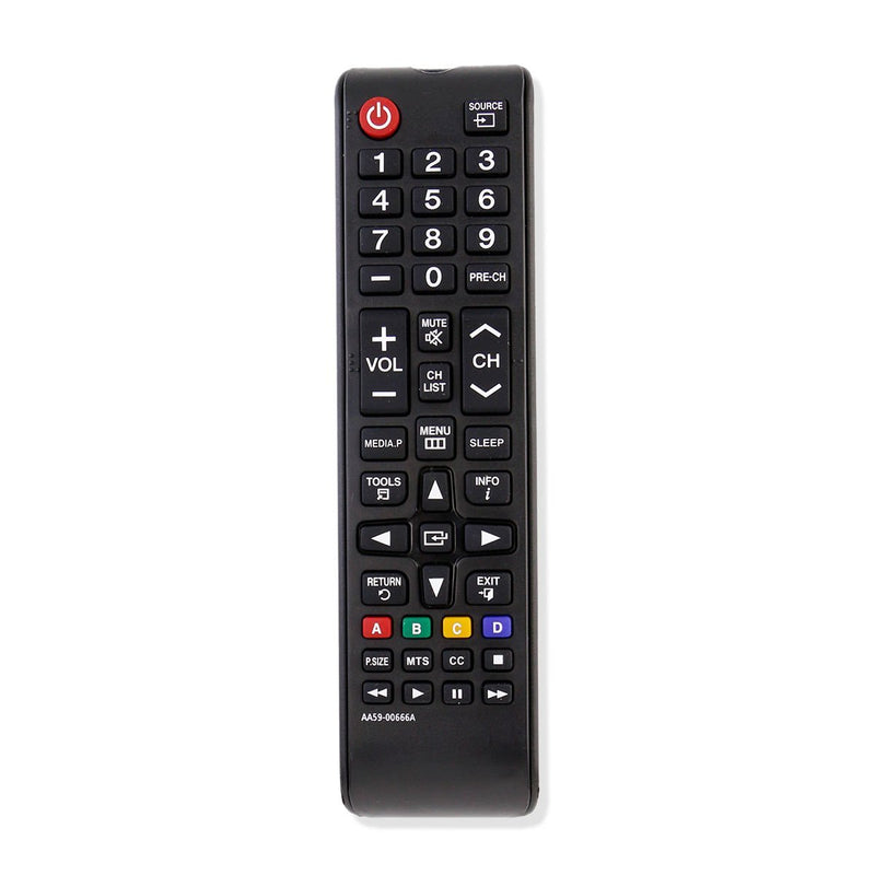 New Remote Fit for Samsung TV Remote Controller AA59-00666A Replacemet for TV UN55EH6001FXZA AH01 CH02 UN55EH6001FXZATH03 UN60ES6003F H46B LH32HDBPLGA/ZA LH40HDBPLGA/ZA LH46HDBPLGA/ZA UN32EH4003V