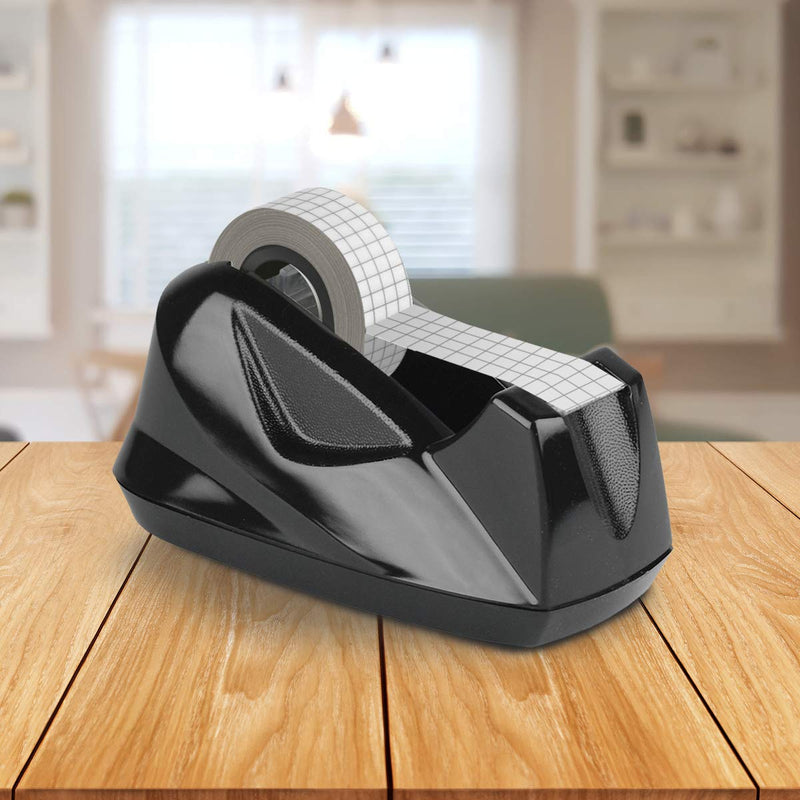 Acrimet Premium Desktop Tape Dispenser Non-Skid Base (Heavy Duty) (Black Color)