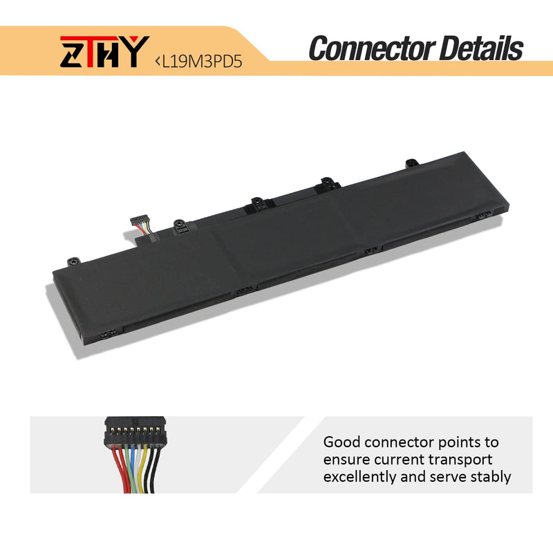 ZTHY L19M3PD5 L19C3PD5 Laptop Battery Replacement for Lenovo ThinkPad E14 Gen 2 / E14 Gen 3 / E14 Gen 4 / E15 Gen 2 / E15 Gen 3 / E15 Gen 4 Series L19D3PD5 L19L3PD5 L20C3PD4 L20L3PD4 L20M3PD4 45Wh