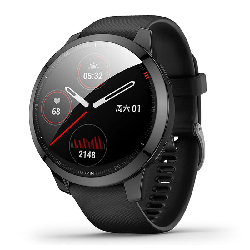 MOTONG for Garmin Venu 2 Case Cover - Full Coverage TPU Protective Case Cover for Garmin Venu 2/Garmin Vivoactive 4(Black, Venu 2)