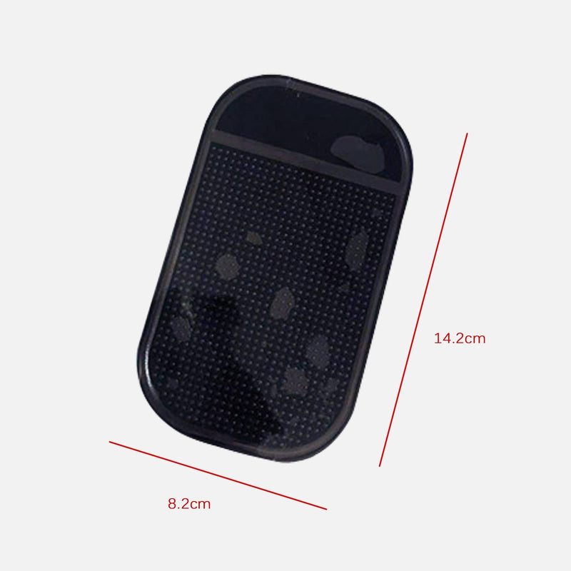 5PCS Extra-Strong Anti-Slip Pad Car Dashboard Sticky Pad Removable Silicone Gel Mat Washable Multi-Purpose PU Gel for Cell Phone Tablet (Green) Green