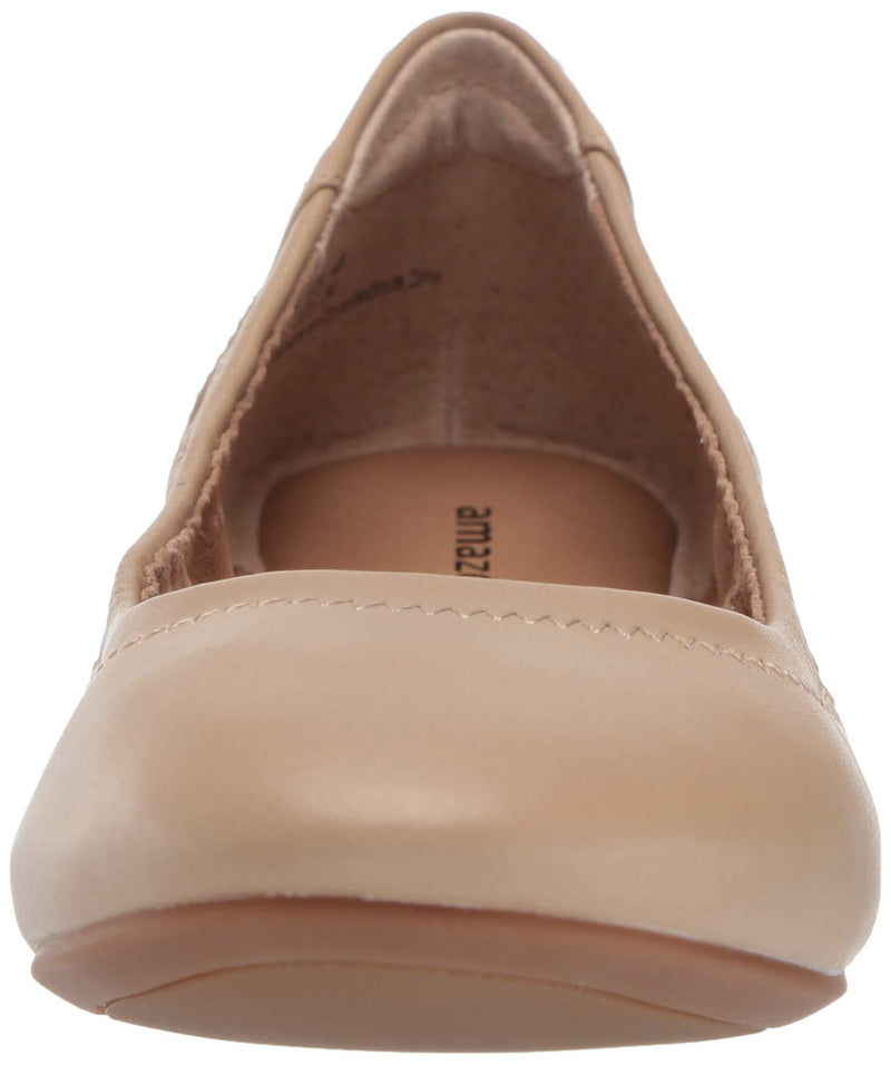 Amazon Essentials Women's Belice Ballet Flat 5 Beige