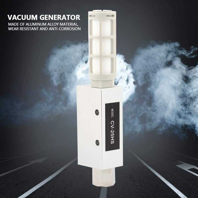 Akozon vacuum generator, CV-25HS pneumatic vacuum ejector with silencer