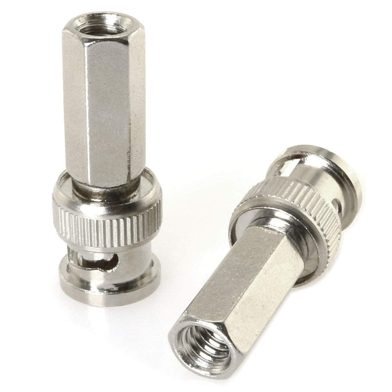 E-outstanding 4PCS Twist on BNC Male RG59 Coax Coaxial Connectors Cable Adapters for CCTV Cameras Security Video Card