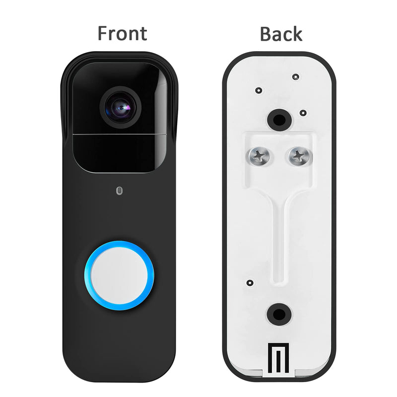 Camera Cases Compatible with Blink Video Doorbell Cover Black Silicone Waterproof Protetive Skin- LEFXMOPHY