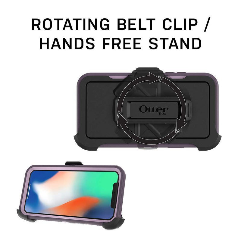 OtterBox Defender Series Belt Clip Holster Replacement for iPhone XR (ONLY) - Non-Retail Packaging - Black