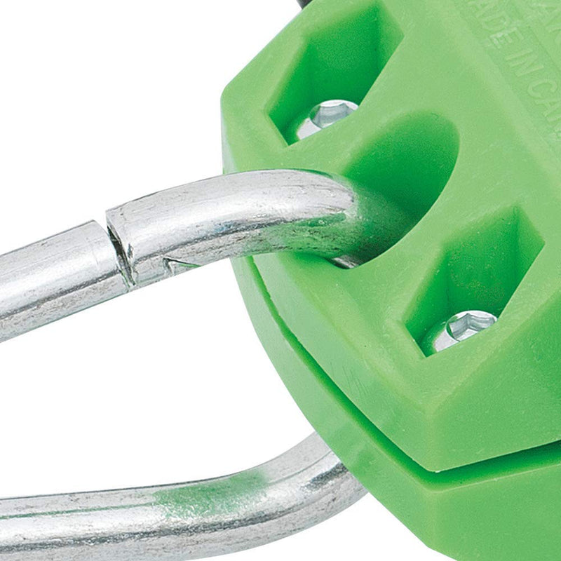 Peakworks Tool Tethering System, 1/2" x 3/4" Press Block, HDPE, Green, V8561701 Pack 1