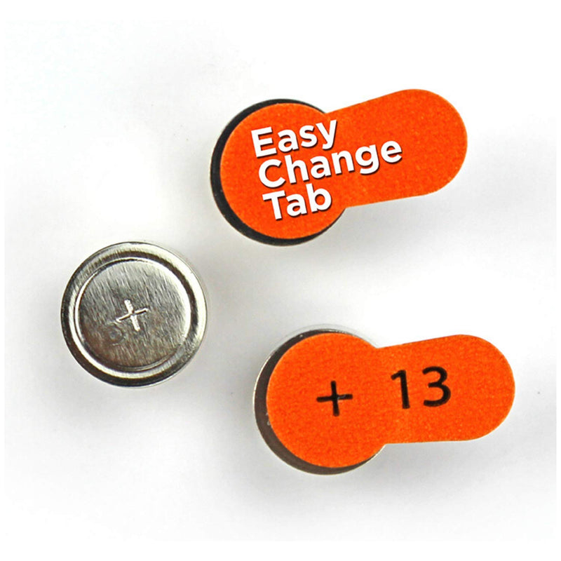Powermax USA Size 13 Hearing Aid Batteries, Orange Tab, Made In the USA, 64 Count 64-Count