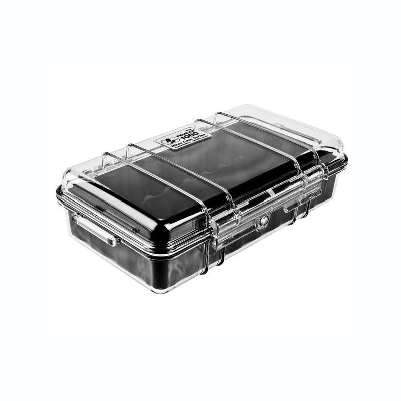 Pelican 1060 Micro Case - for iPhone, GoPro, Camera, and More (Black/Clear) Black/Clear