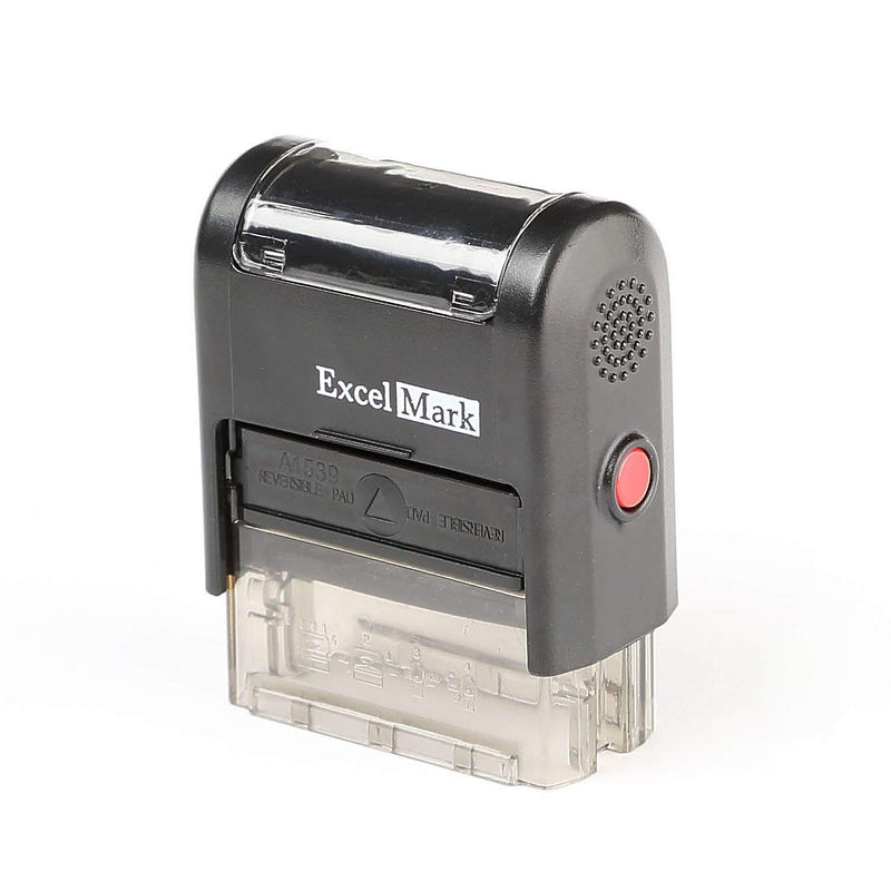 WITHDRAWN Self Inking Rubber Stamp - Red Ink (ExcelMark A1539)