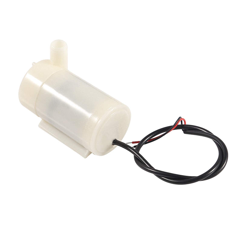 ALAMSCN 4PCS DC 3V 5V Micro Submersible Mini Water Pump for Aquariums Fish Tank Pond Fountain Hydroponics Garden with 2M Flexible Tube Water Pipe