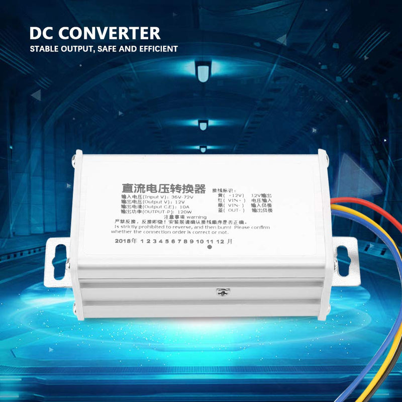 48V To 12V DC DC Converter 48V To 12V DC Converter DC Converter Step Down Power Supply Module 36V 72V To 12V 10A 120W