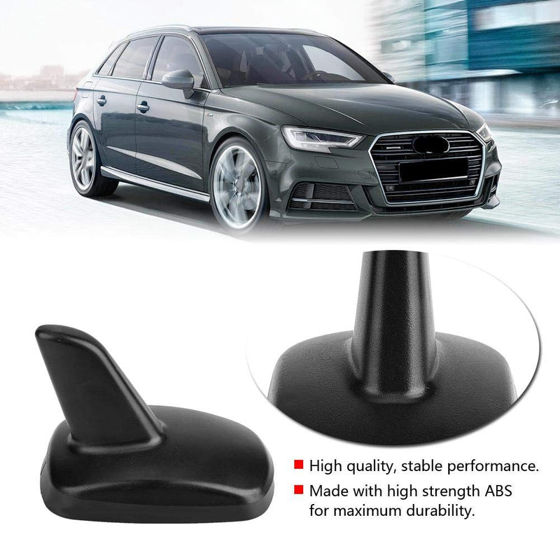 Kuuleyn Shark Fin Antenna, 3897ZIY Car Shark Fin Roof Antenna Decoration for A3 2016 2017 2018 - Black