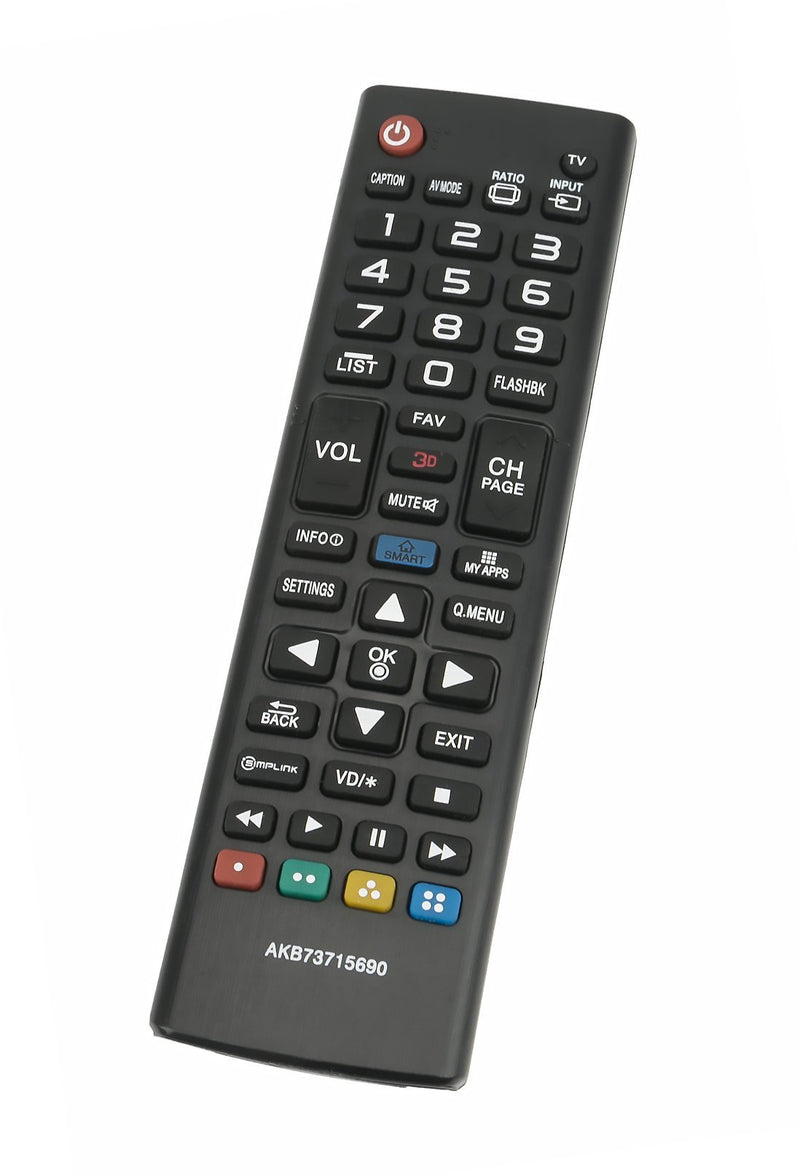 AKB73715690 Replace Remote fit for LG Plasma TV 60PB6900 60PB6900-UA 60PB6900UA AGF77103904 60PB6600 50PB6650 60PB6650 50PB6600 50PB6600-UA 60PB6600-UA 60PB6900-UA