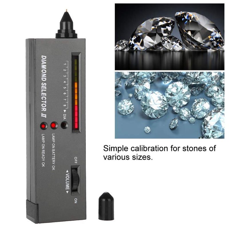 Diamond Tester, Gemstone Tester, Jewerlley Diamond Tester, Professional High Precision Practice Jewerlley Diamond Selector II Moissanite Tester Portable Testing Tool Set, Diamond Selector Moissanite