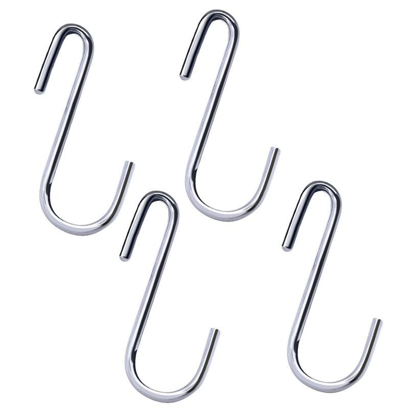 30 Pack Dreecy S Shaped Hooks ,Heavy Duty Hangers ,S Stainless Steel Hooks for Hanging Kitchenware Spoons Pans Pots Utensils Bags Towels Clothes Tools Plants （Silver）