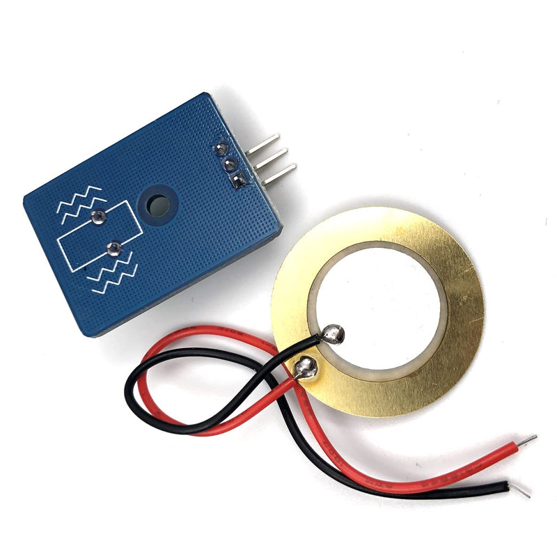 FainWan 5pcs Piezoelectric Sensor Analog Ceramic Vibration Sensor Module Piezoelectricity Compatible with Ard-uino DIY KIT