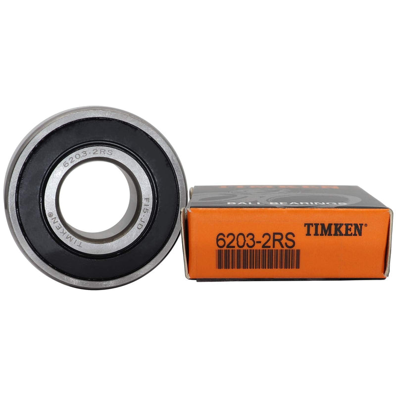 2PACK TIMKEN 6203-2RSC3 6203-2RS Deep Groove Ball Bearing 17x40x12mm