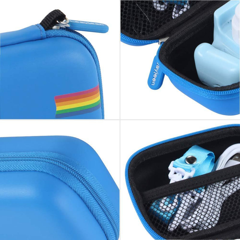 Leayjeen Camera Case Compatible with Seckton,GKTZ,VATENIC,OZMI,PROGRACE,NINE CUBE,Rindol,LC-dolida,Desuccus and More Digital Kid Camera toy Gift - 2-10 year-old girl and boy birthday gift(Case Only) blue
