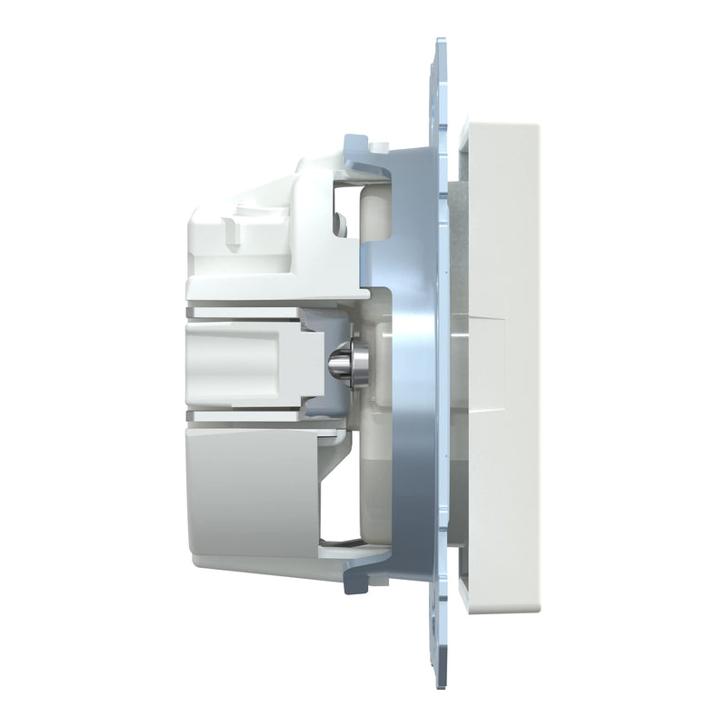 Schneider Electric Merten MEG2301-0319 insert protective contact socket system M, 1 Smart, M-Plan, M-Creativ polar white glossy 1 socket